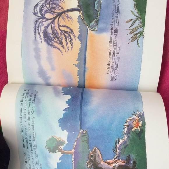 childrens book,“gentle Willow.” OOP Spiritual Rare HB watercolors/NWOT SALE! - Picture 3 of 5